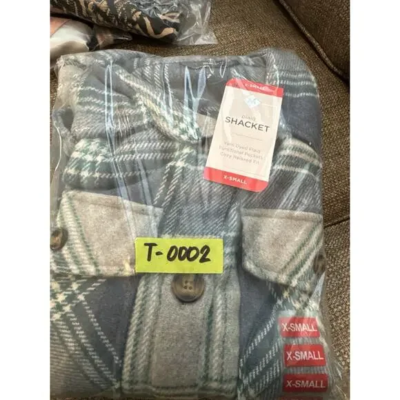 Member's Mark Women's Shacket, Light Blue Plaid, Size XSmall - Picture 14 of 14